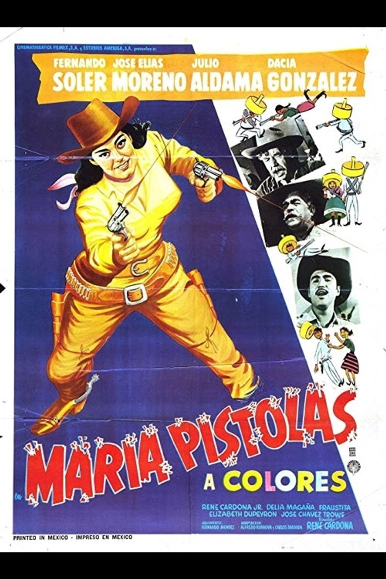 María Pistolas poster background