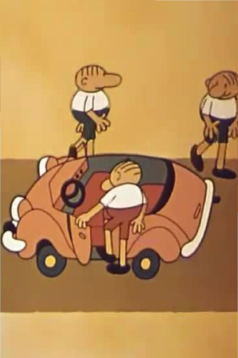 The Three Fools and the Automobile poster background