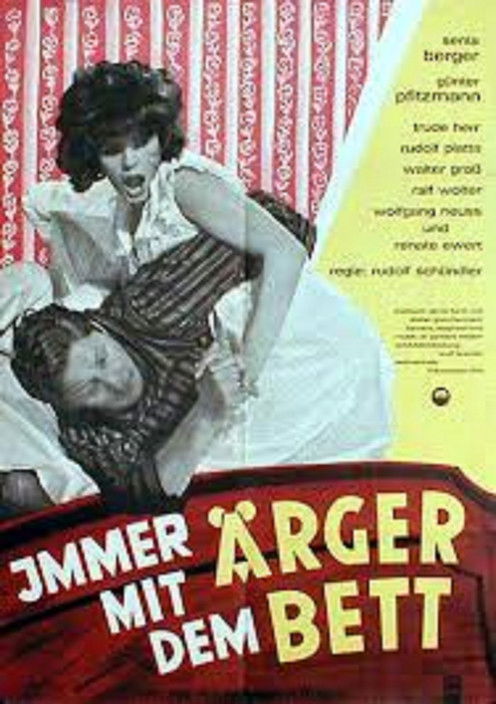 Always Trouble with the Bed poster background