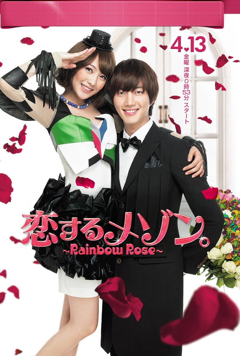 Rainbow Rose poster background