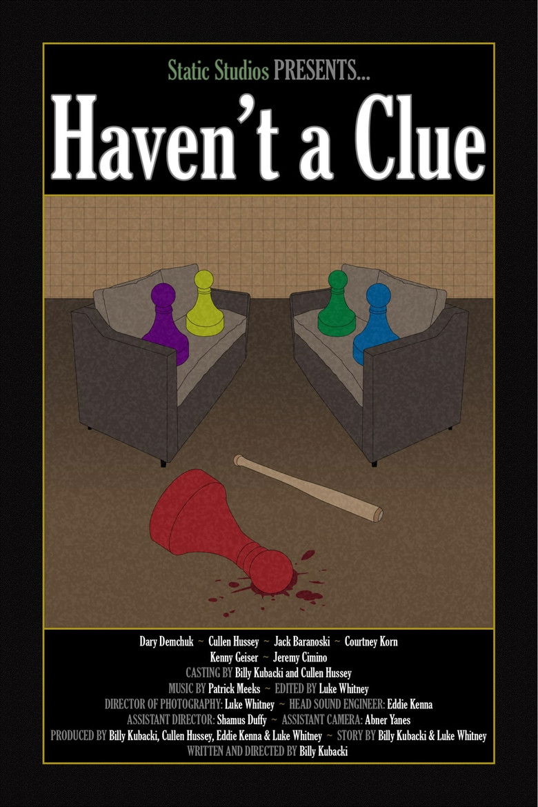 Haven't a Clue poster background