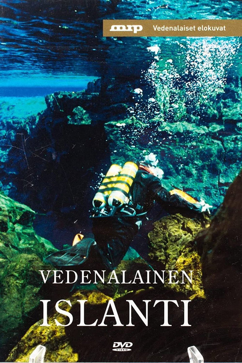 Underwater Iceland poster background
