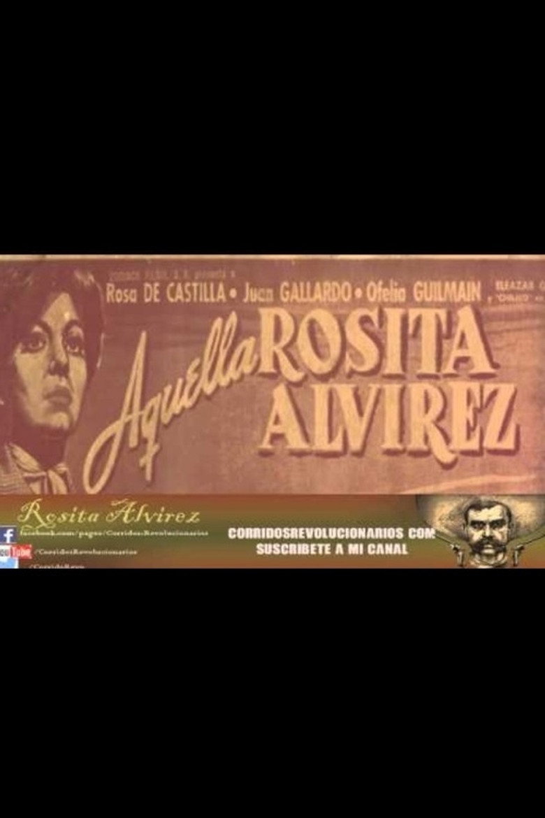Aquella Rosita Alvírez poster background