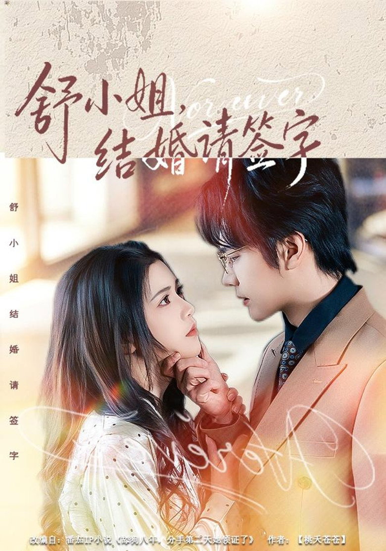 舒小姐，结婚请签字 poster background