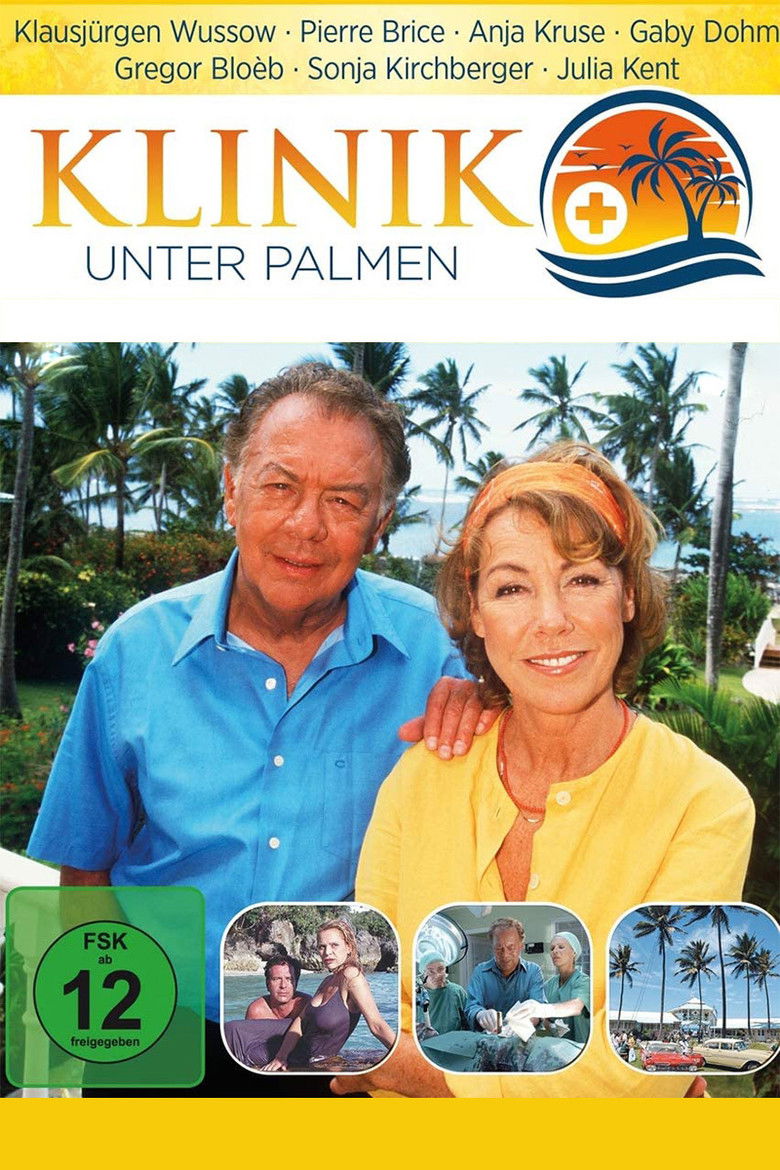 Klinik unter Palmen poster background
