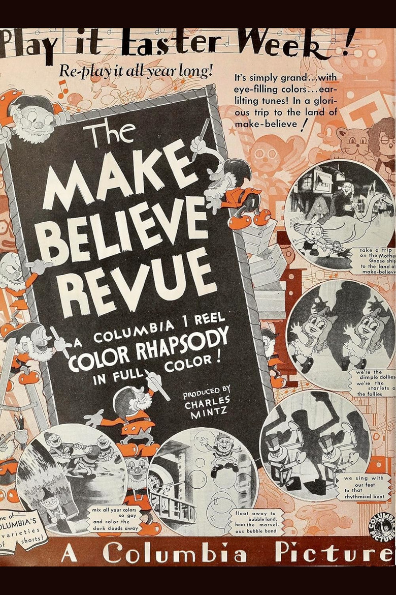 Make Believe Revue poster background