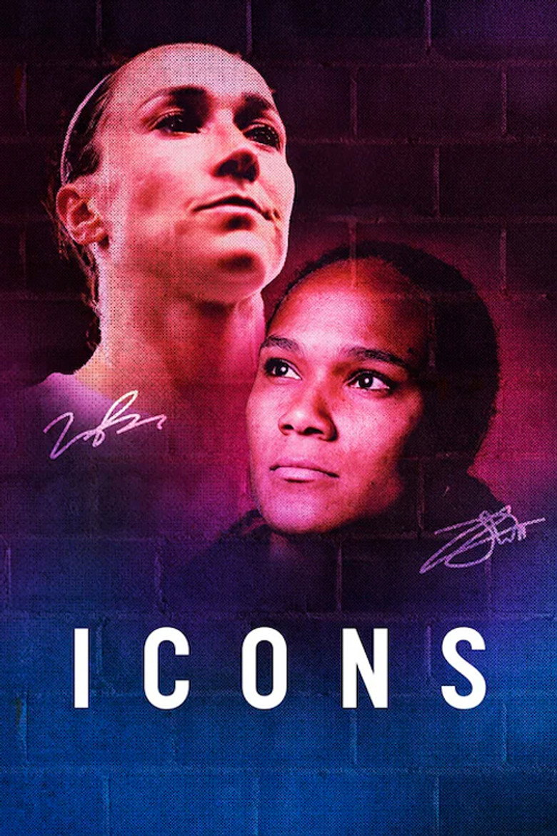 Icons poster background