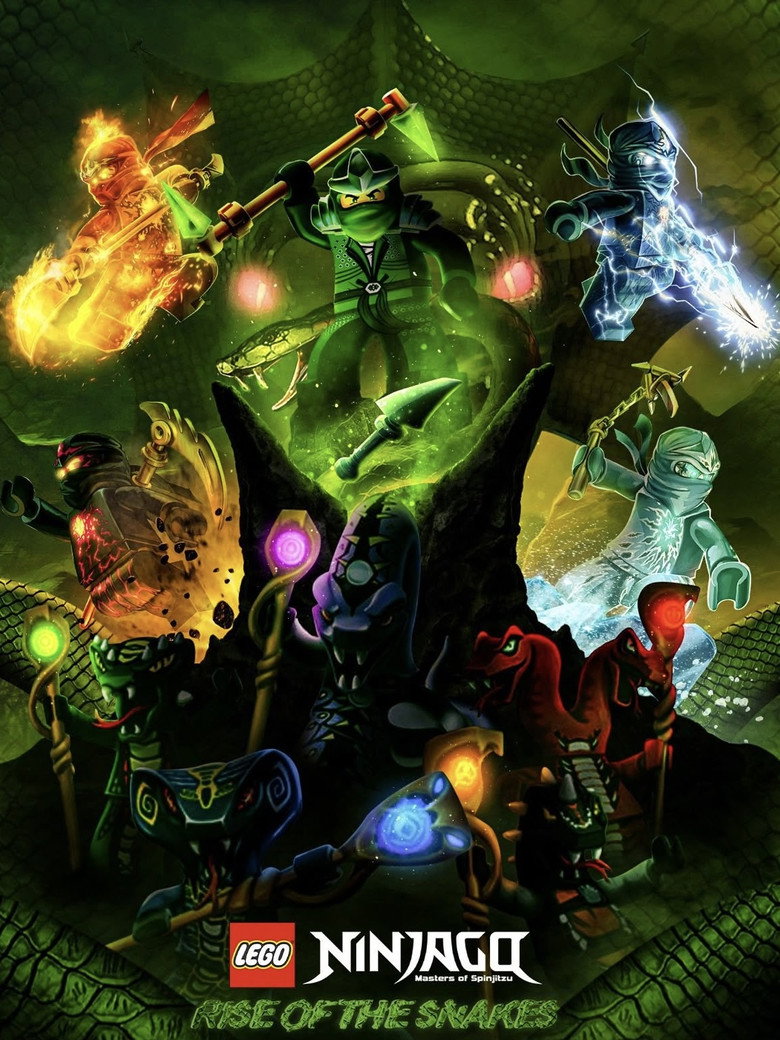 Ninjago: Rise of the Serpentine poster background