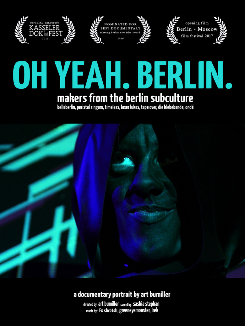 Oh Yeah. Berlin. poster background