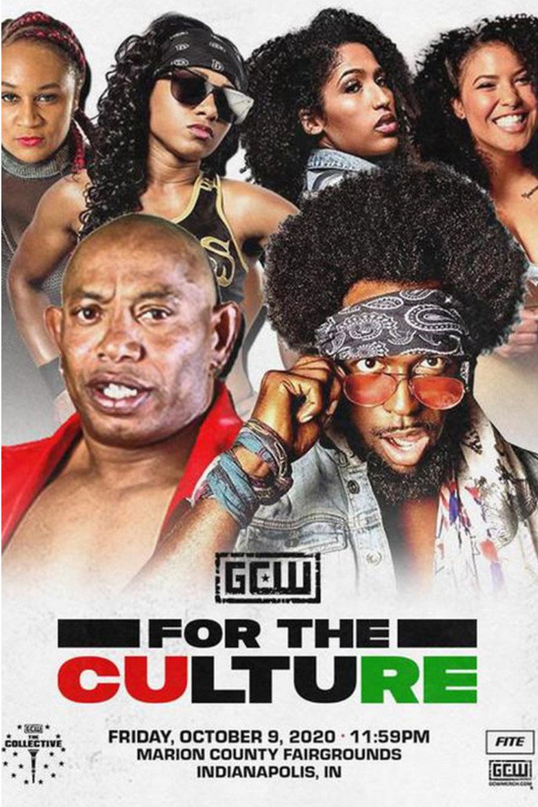 GCW For The Culture 1 poster background