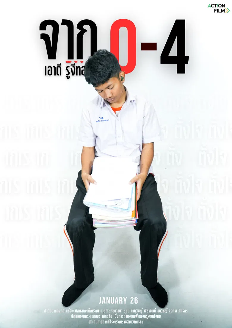 From 0-4 poster background