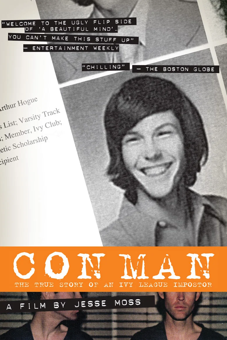 Con Man poster background