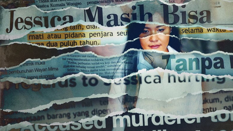 Security footage still from Olivier Café, Jakarta, showing Mirna Salihin moments before her collapse.