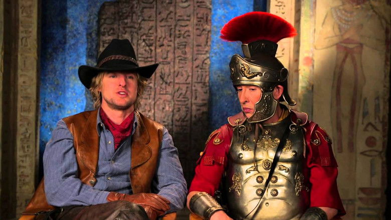 The museum exhibits in chaos