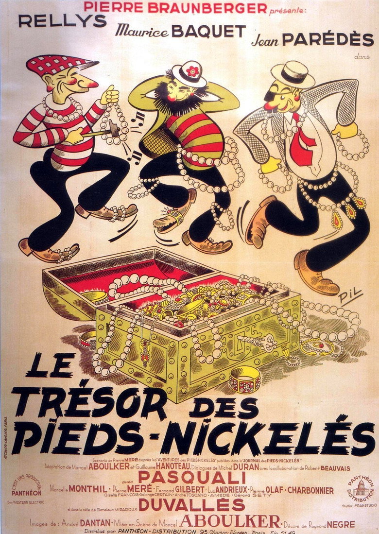 Le Trésor des Pieds-Nickelés poster background