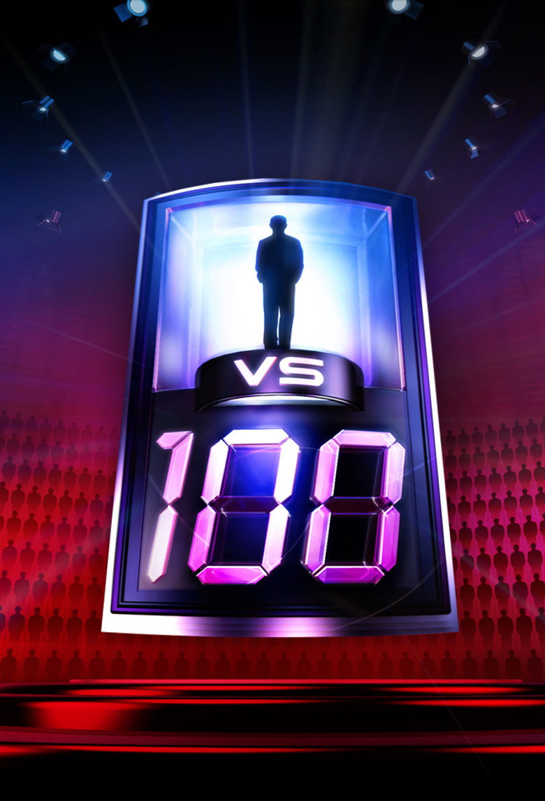 1 vs. 100 poster background