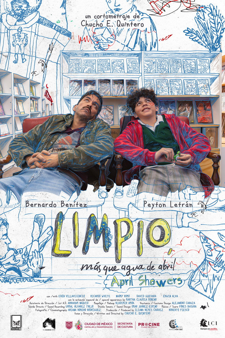 April Showers poster background