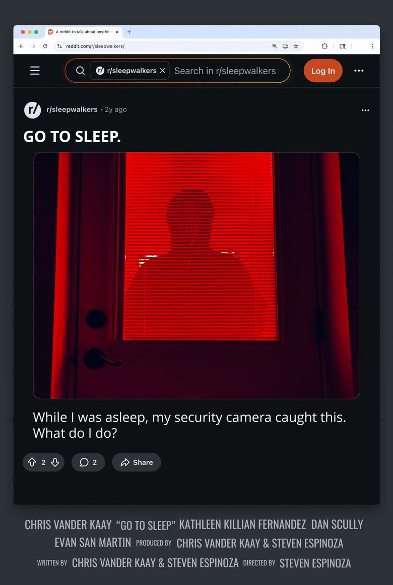 Go to Sleep poster background