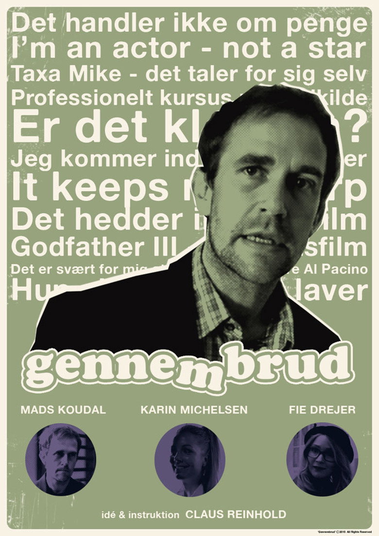 Gennembrud poster background