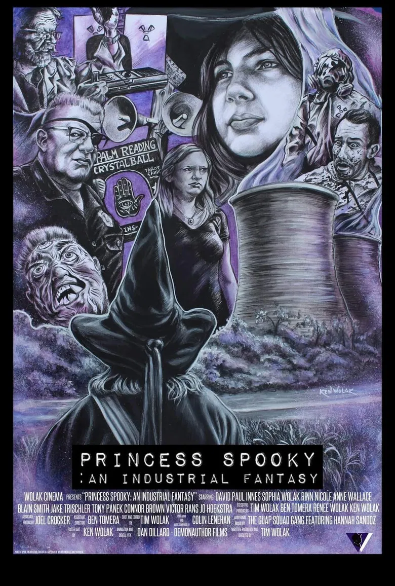 Princess Spooky: An Industrial Fantasy poster background