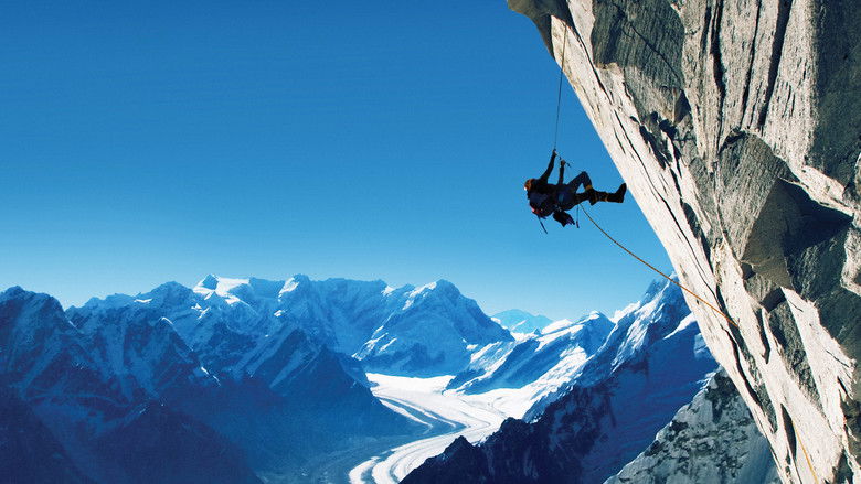 The Shark’s Fin route on Mount Meru, a jagged spine of ice and rock cutting through the clouds