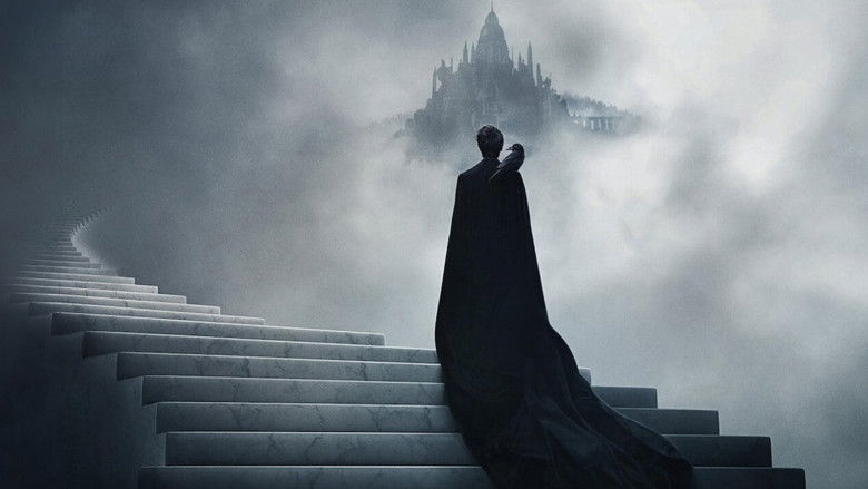 The Corinthian, a nightmare with teeth for eyes, standing in a dimly lit, ominous setting.