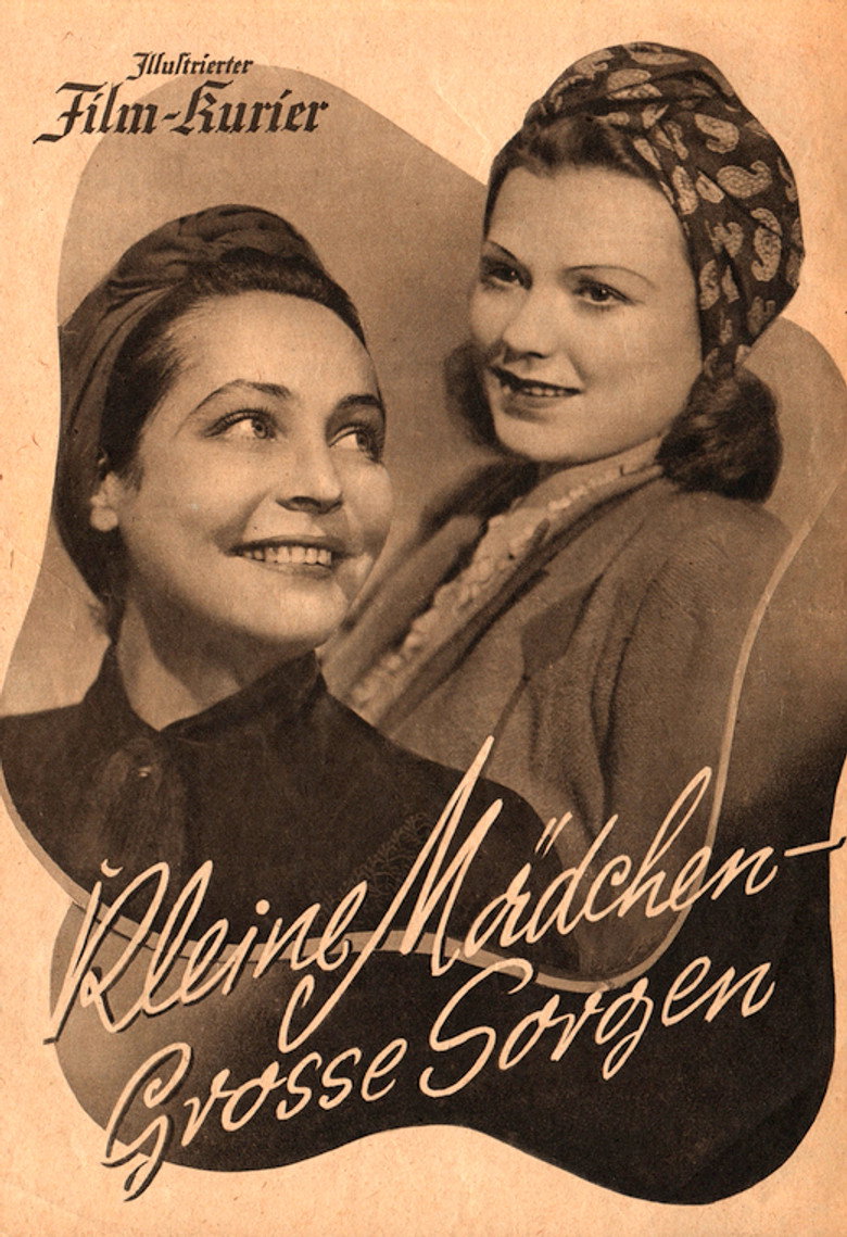 Kleine Mädchen – große Sorgen poster background