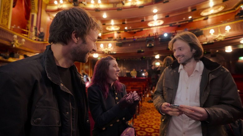 The technical crew making adjustments