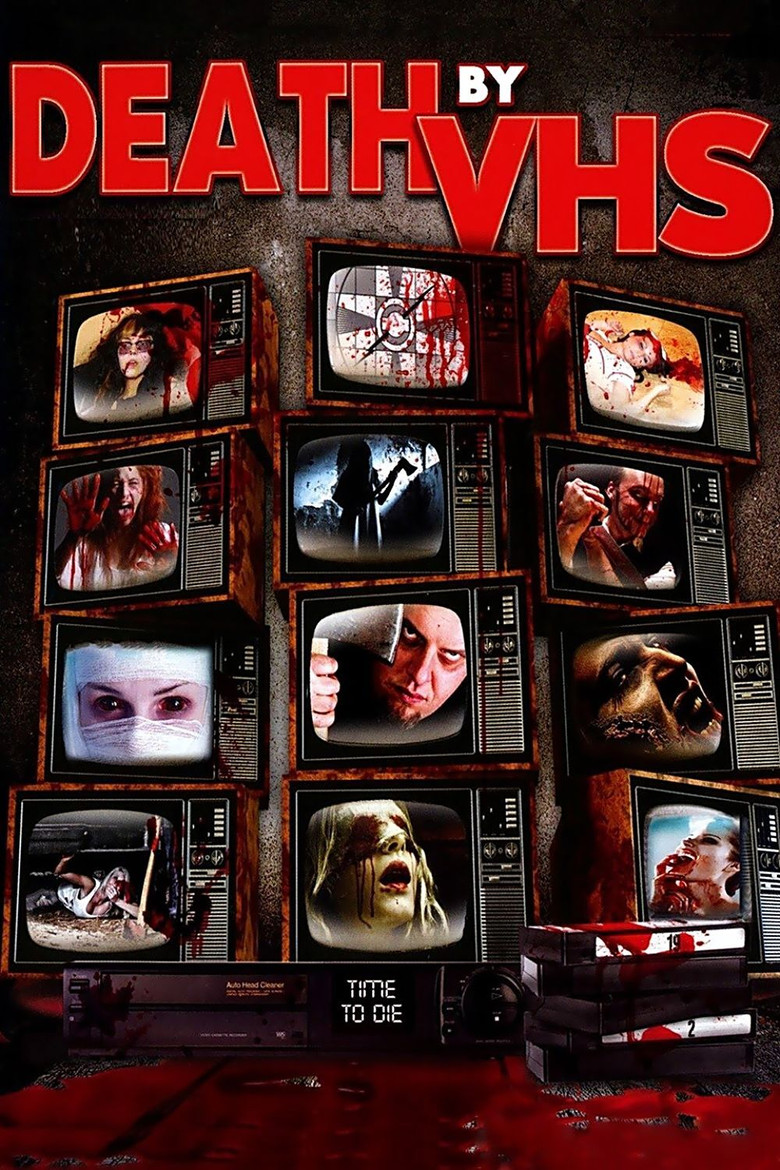 Death by VHS poster background