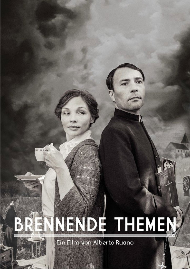 Brennende Themen poster background