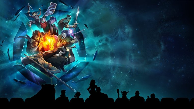 The ragtag group surveys a sprawling fantasy landscape