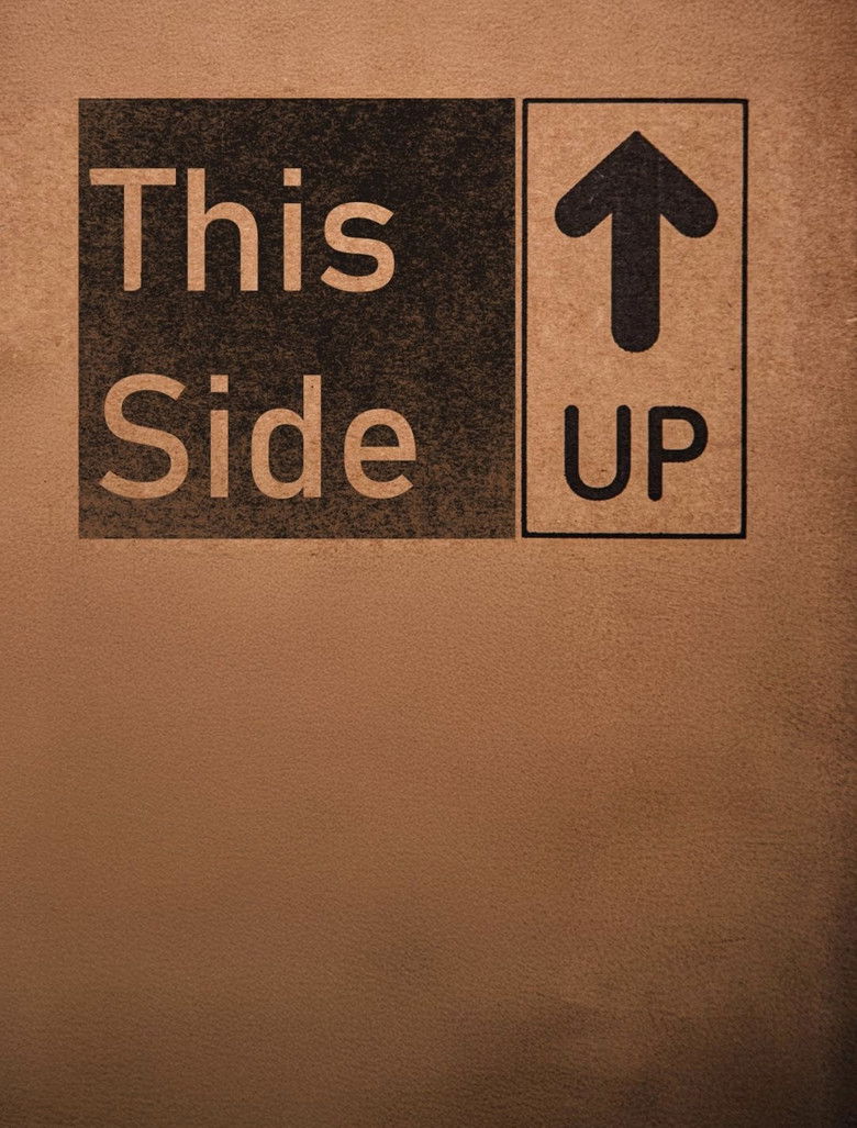 This Side Up poster background
