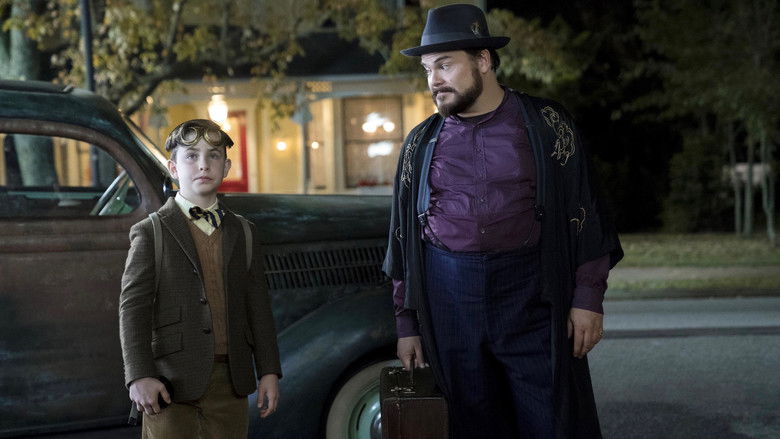 Mrs. Zimmerman and Uncle Jonathan conspiring in the library