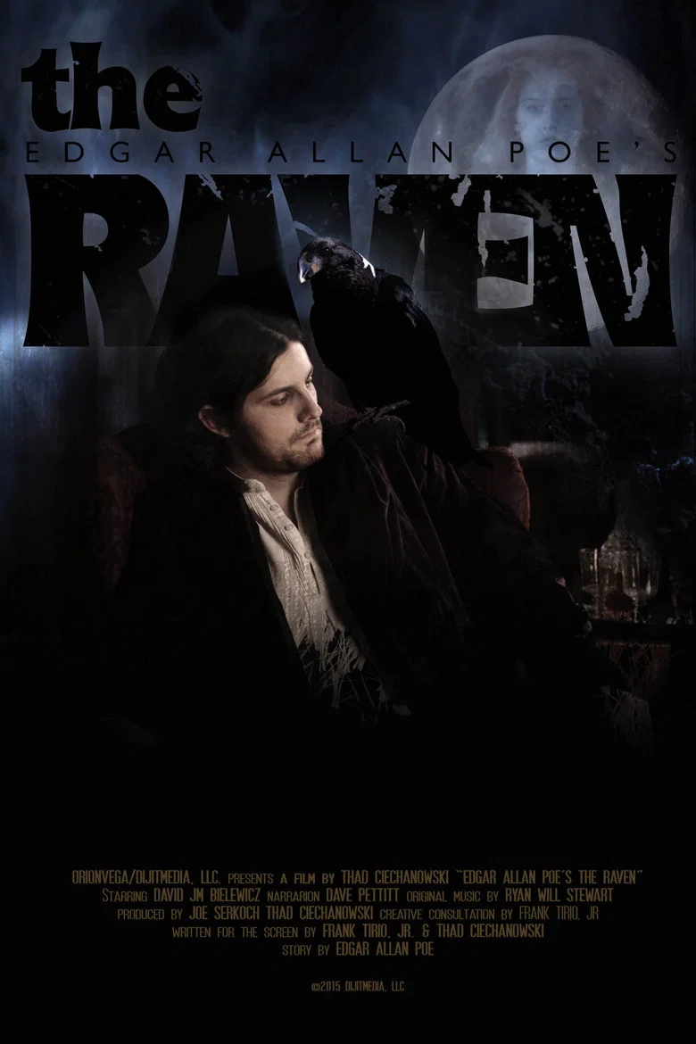 Edgar Allen Poe's The Raven poster background