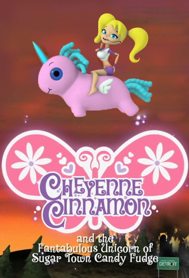 Cheyenne Cinnamon and the Fantabulous Unicorn of Sugar Town Candy Fudge poster background