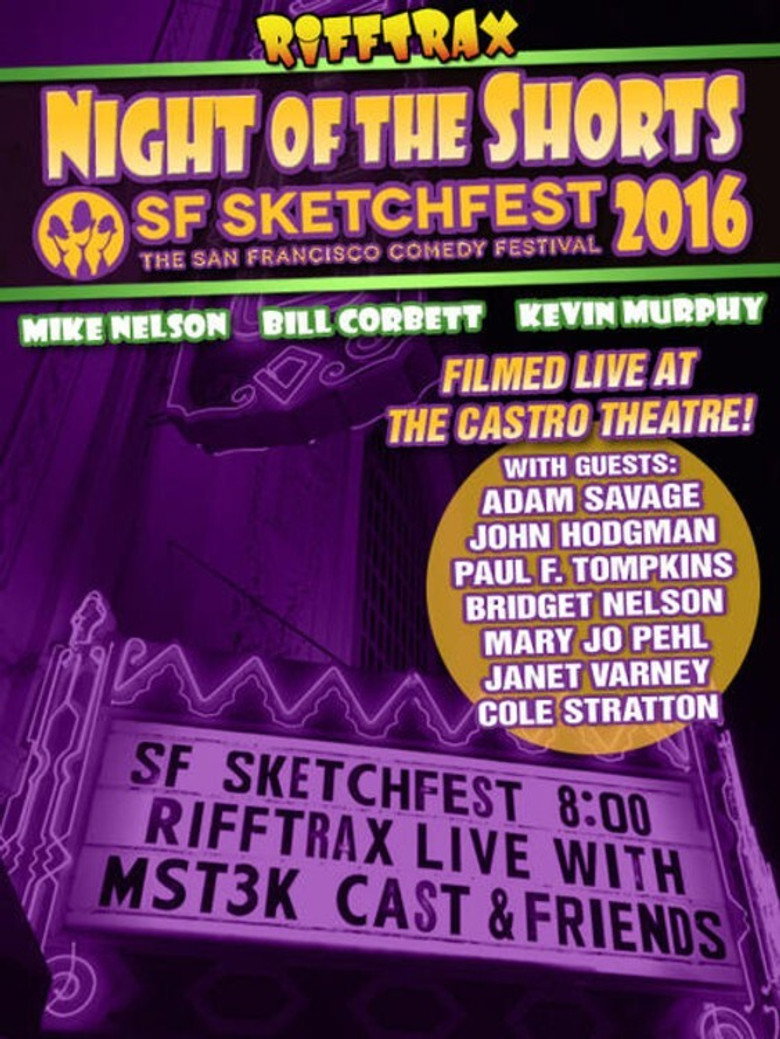 Rifftrax Live: Night of the Shorts - SF Sketchfest 2016 poster background