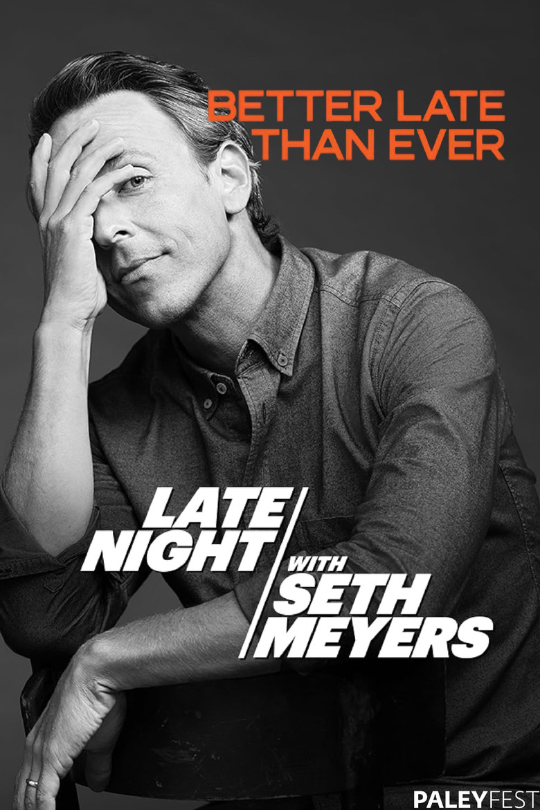 Late Night with Seth Meyers at PaleyFest LA 2024 poster background