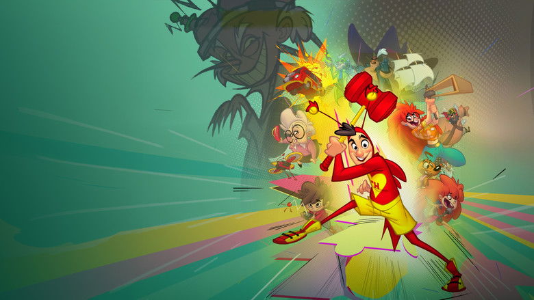 Chapulín looking overwhelmed in the city