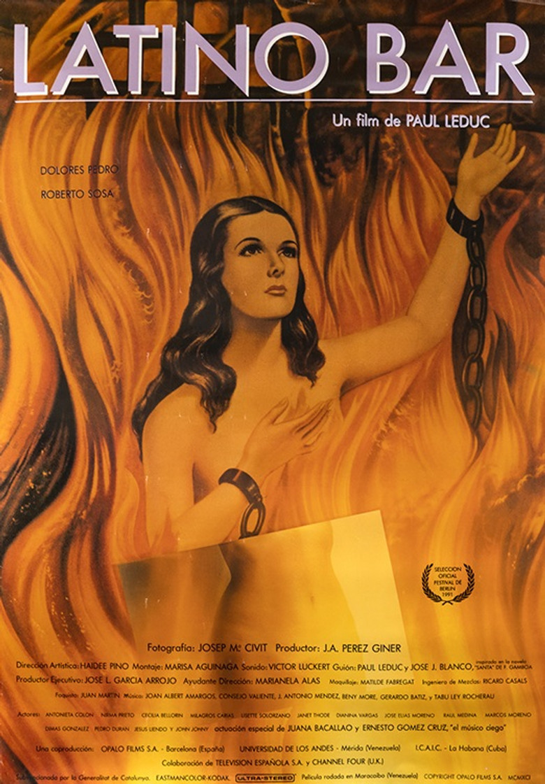 Latino Bar poster background