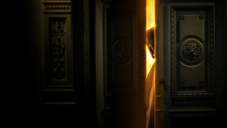 A close-up of Rosa’s face, half-lit by candlelight, her expression caught between fear and resolve