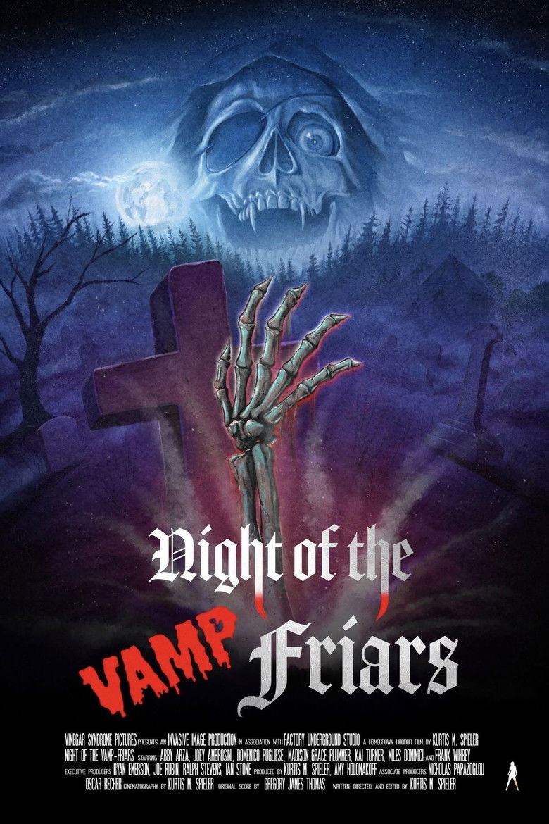 Night of the Vamp-Friars poster background