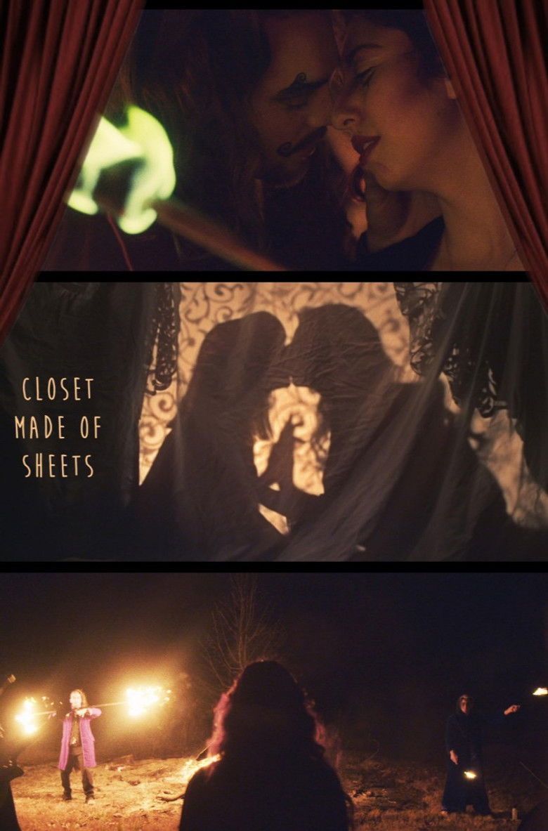 Closet Made of Sheets poster background