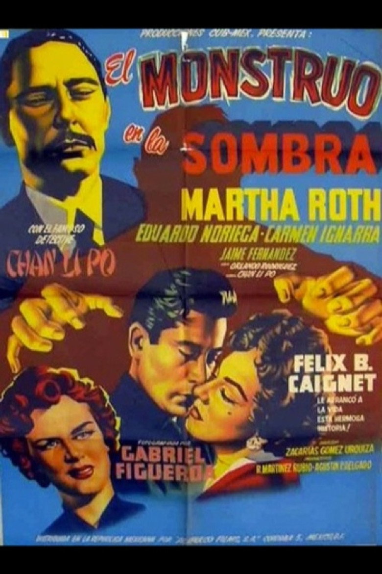 El monstruo en la sombra poster background
