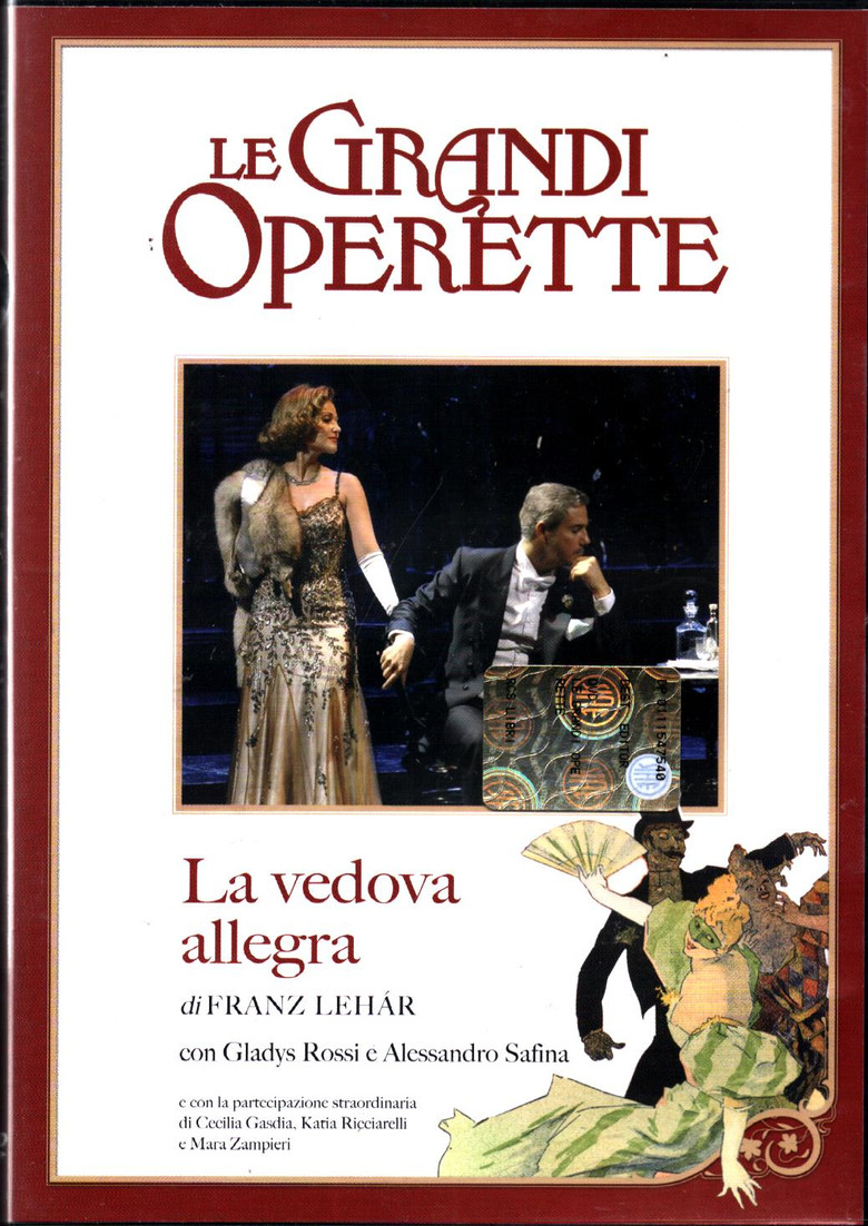 Le Grandi Operette : La vedova allegra poster background