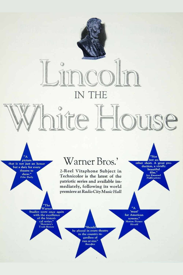 Lincoln in the White House poster background