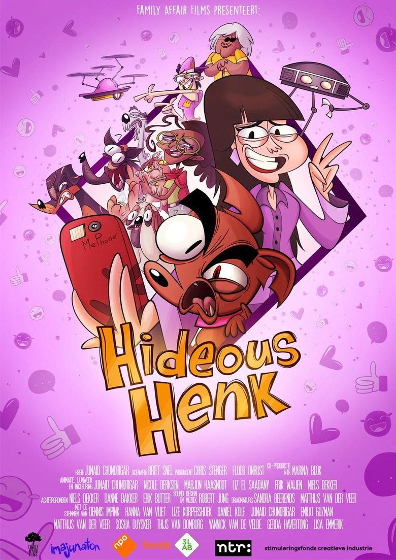 Hideous Henk poster background