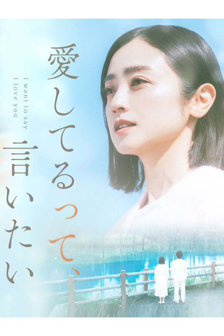 I want to say I love you poster background