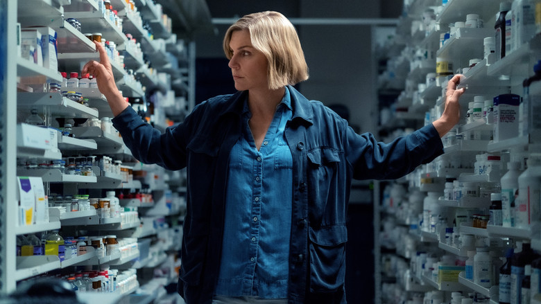 A quiet suburban street bathed in unnatural, eerie sunlight