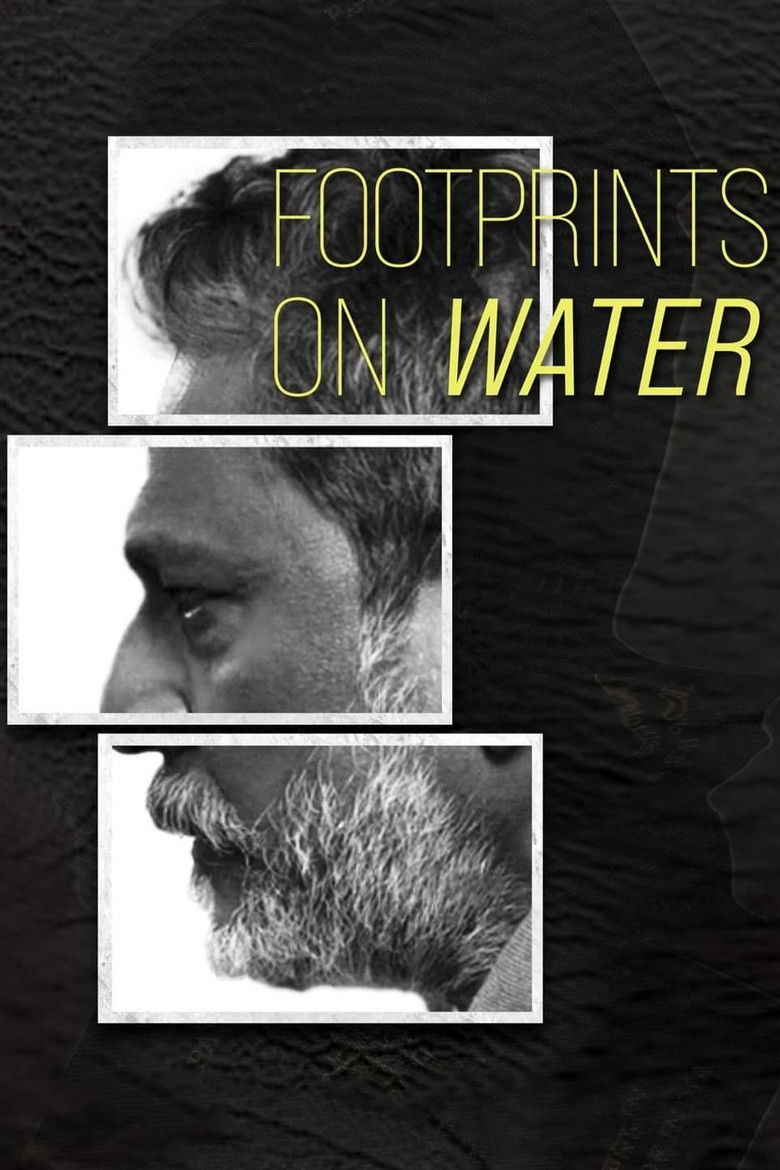 Footprints on Water poster background