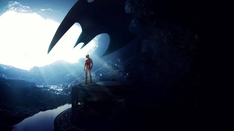 Barry, Supergirl, and alternate Barry looking up